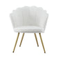 Magdaia Armchair Teddy Fleece - White