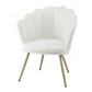 Magdaia Armchair Teddy Fleece - White