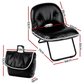 Maevyn Foldable Chair 2-In-1 Armchair Lounge Chair Portable - Black