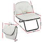 Maevyn Foldable Chair 2-In-1 Armchair Lounge Chair Portable - White