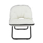 Maevyn Foldable Chair 2-In-1 Armchair Lounge Chair Portable - White