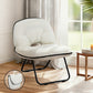 Maevyn Foldable Chair 2-In-1 Armchair Lounge Chair Portable - White
