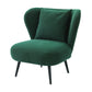 Marjani Armchair Accent Chair Lounge Tub Sofa Couch Corduroy Velvet - Green