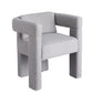 Matisia Armchair Accent Chair Lounge Sofa Couch Boucle Fabric - Grey