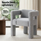 Matisia Armchair Accent Chair Lounge Sofa Couch Boucle Fabric - Grey