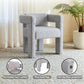 Matisia Armchair Accent Chair Lounge Sofa Couch Boucle Fabric - Grey