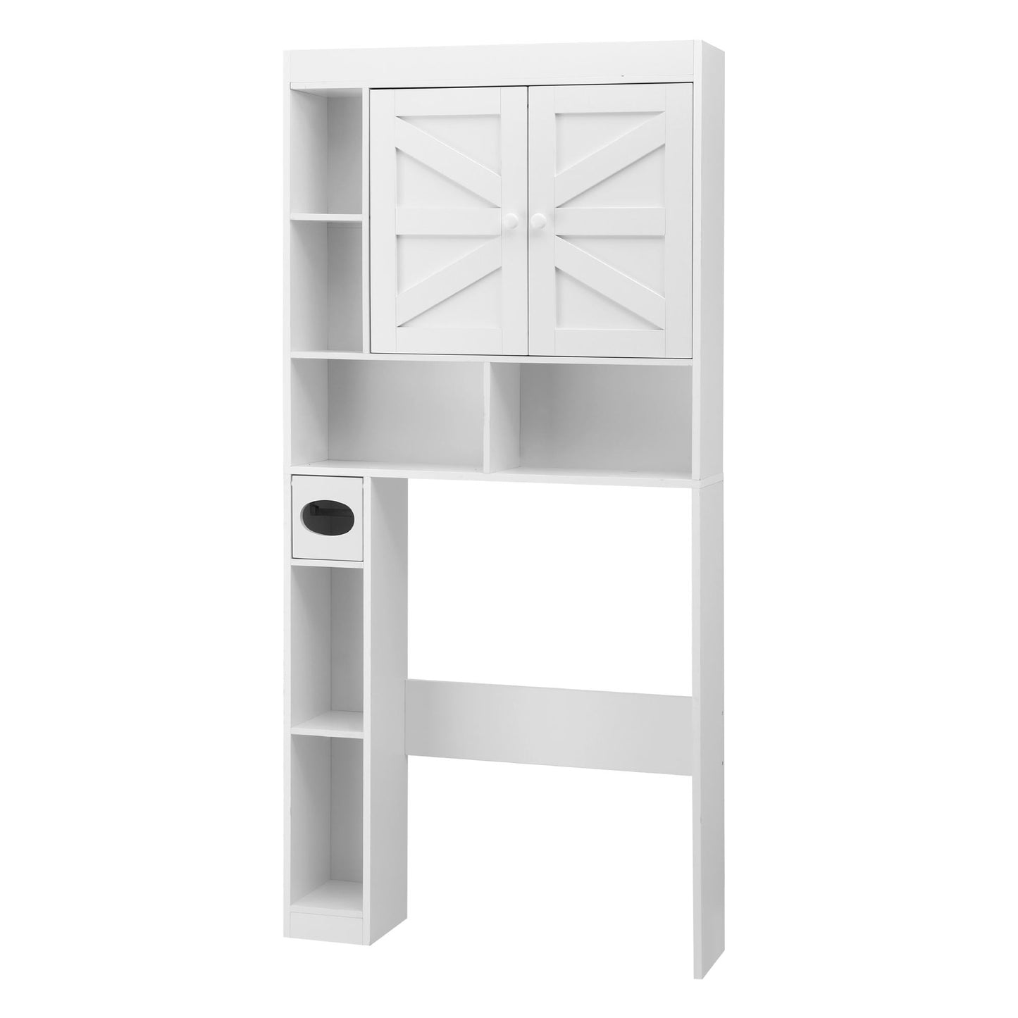 Bathroom Storage Cabinet Over The Toilet Organiser Laundry Shelf Holder