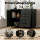 Artiss Mobile Filing Cabinet 5 Drawer with Door Modern Storage Cabinet Printer Stand