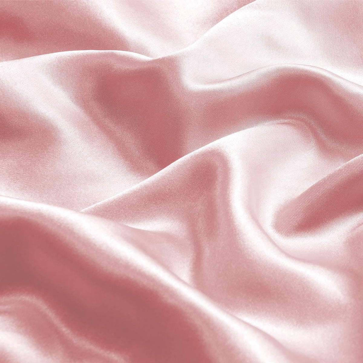 Set of 2 Satin Silk Pillowcase Standard Super Soft Pillowcase with Envelope Closure