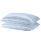 Twin Pack Royal Comfort Mulberry Soft Silk Hypoallergenic Pillowcase - Soft Blue