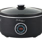6.5L Digital Slow Cooker with Ceramic Pot, 300W, LED, 3 Programs