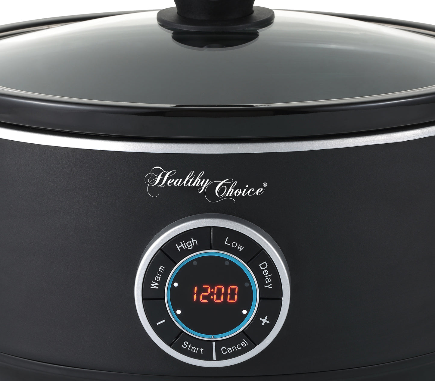 6.5L Digital Slow Cooker with Ceramic Pot, 300W, LED, 3 Programs