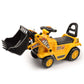 Ride-on Digger with Interactive Gear Stick & Scoop - Yellow