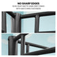 Maia 2in1 Metal Bunk Bed Frame with Modular Design - Matte Dark Grey King Single