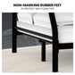 Maia Metal over Bunk Bed Frame - Matte Dark Grey Double