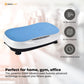Vibration Plate Machine Full Body Vibrating Exercise Platform - Blue