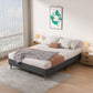 Maya Bed Frame Mattress Foundation - Dark Grey Double