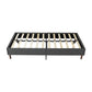 Maya Bed Frame Mattress Foundation - Dark Grey Queen