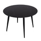 5-Piece Ermes Blue Dining Table & Chair Set Velvet Bistro