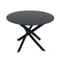 5-Piece Lello Blue Dining Table & Chair Set Marble Velvet