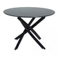 Brady Round Marble - Effect Table - Black