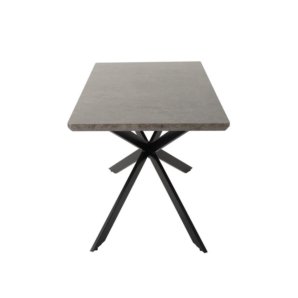 Carter Rectangular Dining Table Mdf Marbling