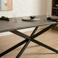 Carter Rectangular Dining Table Mdf Marbling