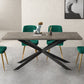 Carter Rectangular Dining Table Mdf Marbling