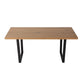 6-Piece Zelma Blue Dining Table & Chair Set Velvet