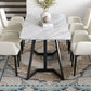 Dana Rectangular Marble - Effect Table