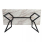 Dana Rectangular Marble - Effect Table