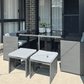 Horrocks 8 Seater Outdoor Dining Set - Black