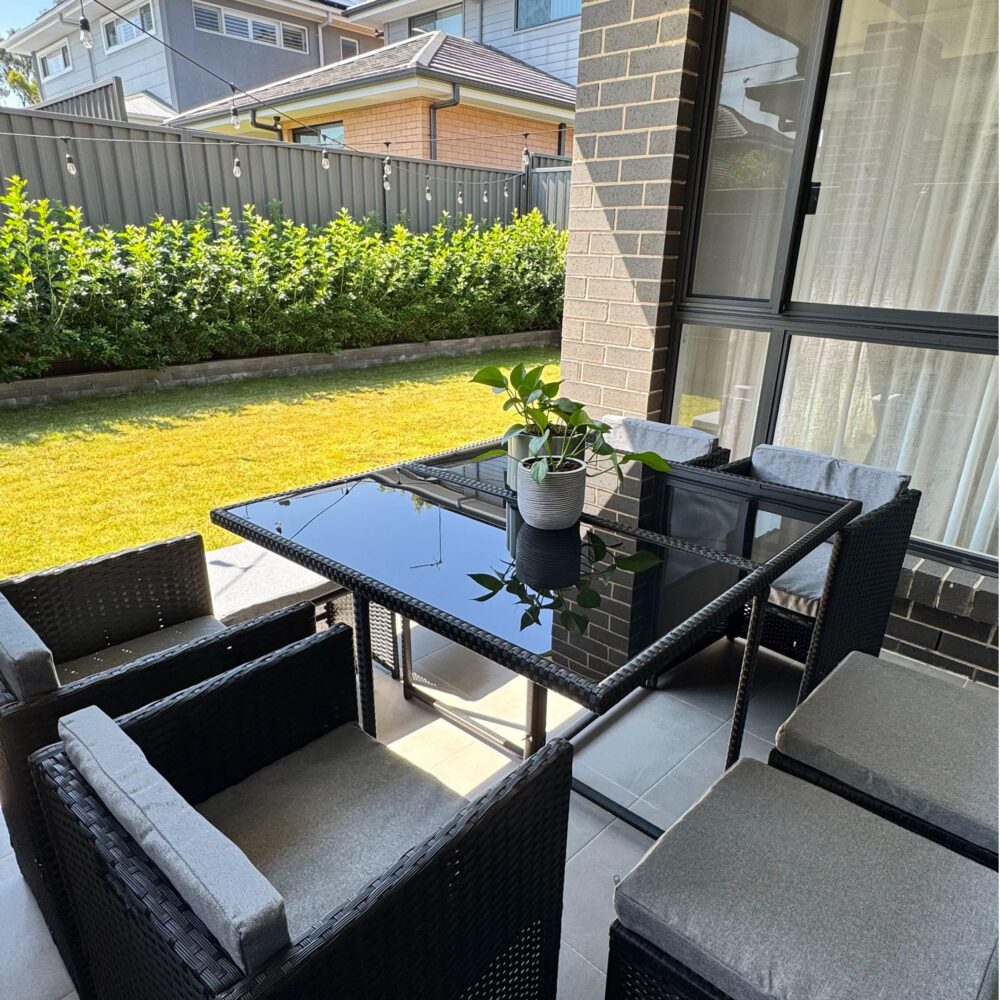 Horrocks 8 Seater Outdoor Dining Set - Black