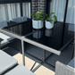 Horrocks 8 Seater Outdoor Dining Set - Black