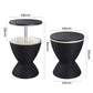 Jody Garden Ice Cooler Table - Black