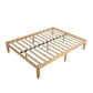 Lorelei Warm Wooden Natural Bed Base Frame - Wood Double