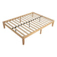 Lorelei Warm Wooden Natural Bed Base Frame - Wood Double