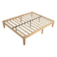 Lorelei Warm Wooden Natural Bed Base Frame - Wood Double