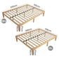 Lorelei Warm Wooden Natural Bed Base Frame - Wood Double