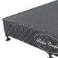 Tricia Ensemble Bed Base Solid Wooden Slat with Removable Cover - Black King
