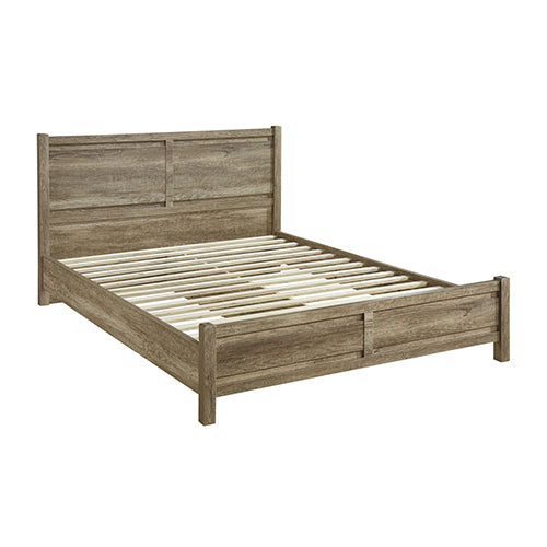 Alaia Natural Wood MDF Bed Frame - Oak Double