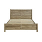 Evelyn Natural Wood MDF Bed Frame - Oak Queen