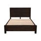 Allison Solid Wood Veneered Acacia Timber Slat Bed Frame - Chocolate Queen