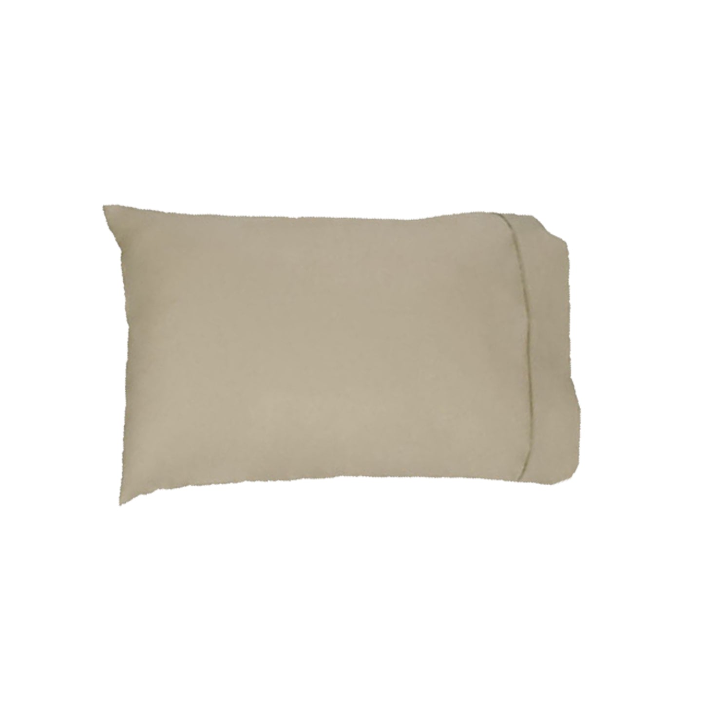 250TC Cotton Standard Pillowcase - Linen