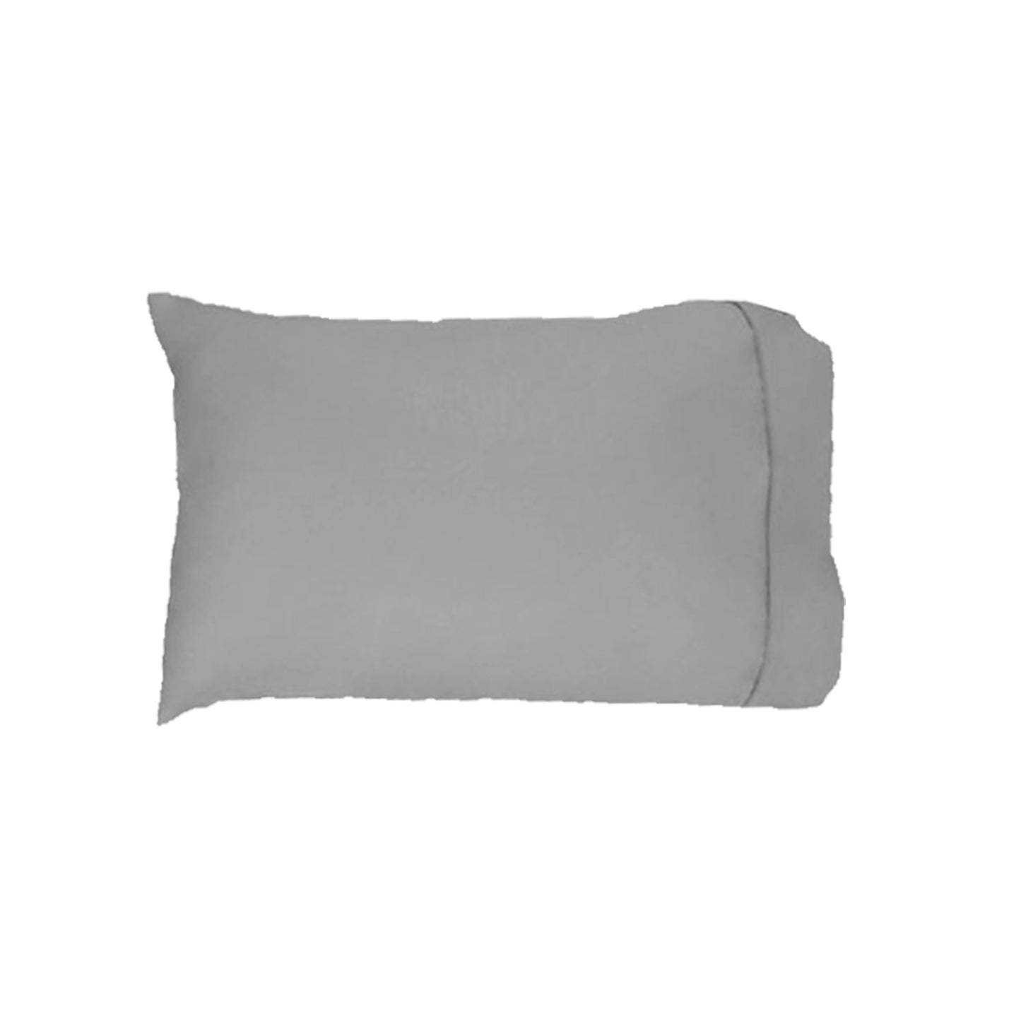 250TC Cotton Standard Pillowcase - Pewter