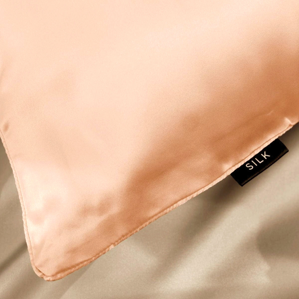 Mulberry Silk Standard Pillowcase - Peach Spritz