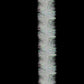 Set of 5 2.5m Christmas Tinsel Xmas Garland Sparkly Snowflake Party Natural Home Decor - White Pearlescent