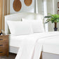 King Single 1000TC Ultra Soft Flat & Fitted Sheet Set - White