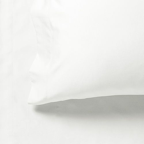 King Single 1000TC Ultra Soft Flat & Fitted Sheet Set - White