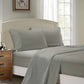 King Single 1000TC Ultra Soft Flat & Fitted Sheet Set - Grey